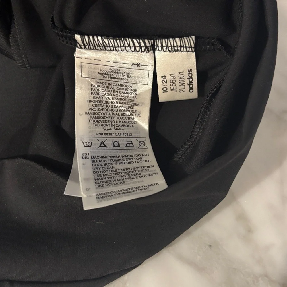 Adidas “PureMotion” Black Hooded Jacket size small